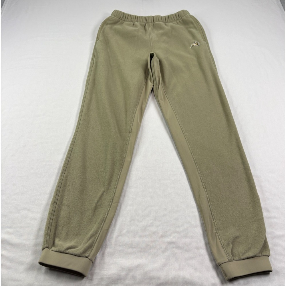 Tracksmith Jogger Sweatpants Mens XS Beige Franklin Fleece Stretch Lounge Casual